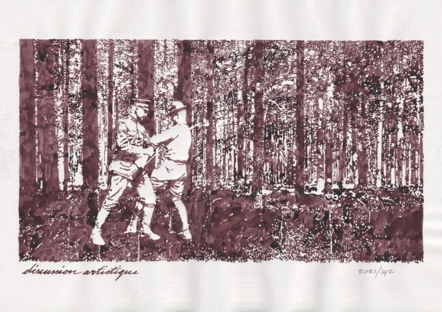 Tekening, Eelco Deuling, nummer 142, 2021.