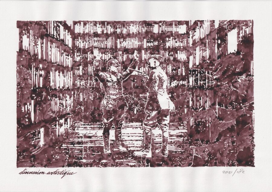Tekening, Eelco Deuling, nummer 182, 2021.