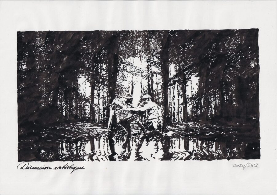 Tekening, Eelco Deuling, nummer 552, 2024.